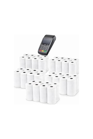 Termal Pos Rulosu 56x16 50'li Ekonomik Paket Tüm Pos Cihazlara Uyumlu