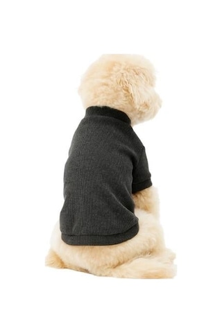 Gedyco Antrasit Küçük Irk Köpek Likralı Triko