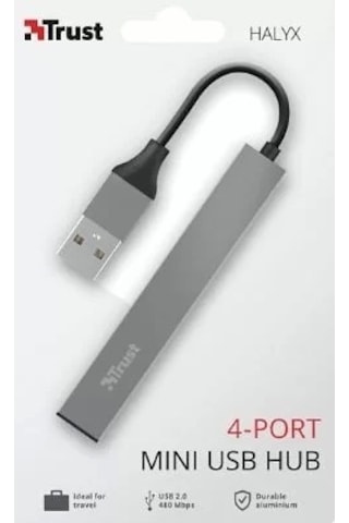 Trust 23786 Halyx 4 Port Mini USB Çoklayıcı