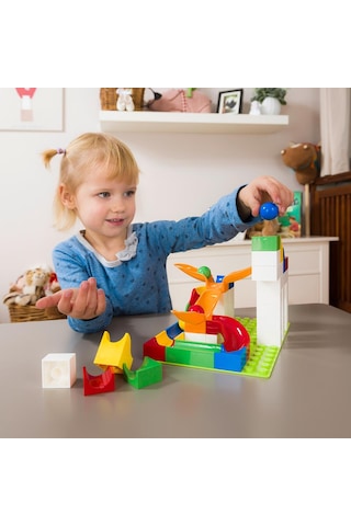 Hubelino Marble Run Misket Kızağı Yapım Seti 46 Parça 420411