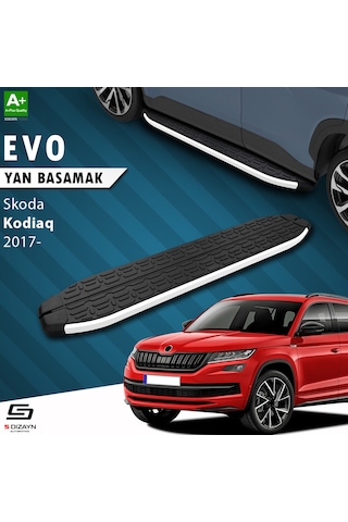 S-dizayn Skoda Kodiaq Evo Aluminyum Yan Basamak 193 Cm 2017 Üzeri