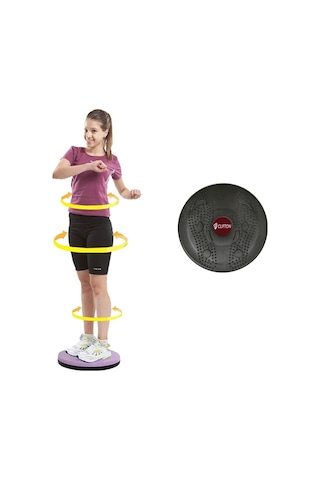 Twister Disk Bel Inceltici Dönen Disc Spor Aleti Siyah