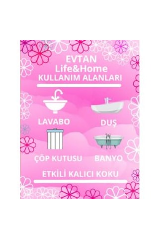 Evtan Life&home Bebek Pudra Kokulu Wc Koku Giderici 400 Ml