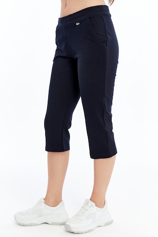 Axxel Kadın Kapri Lacivert Büyük Beden Eşofman Altı K-225 Lacivert