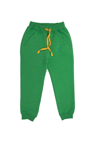 Recycle Pamuk Şardonlu Kışlık Benetton Kız Çocuk Eşofman Altı Yeşil