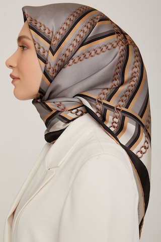 Armine 90x90 İpek Eşarp 8845d Sura Nostalji