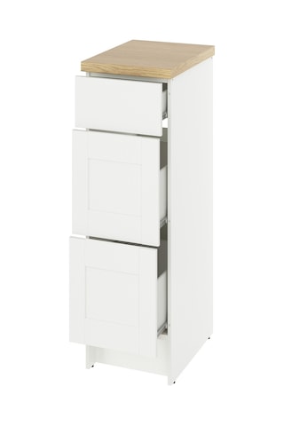 Ikea Beyaz Dayanıklı Mutfak Dolabı 40 Cm Dekoratif Beyaz
