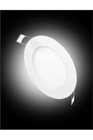 Kendal 12w 6500k Beyaz Işık Smd Yuvarlak Slim Led Panel Kdl401 Siyah