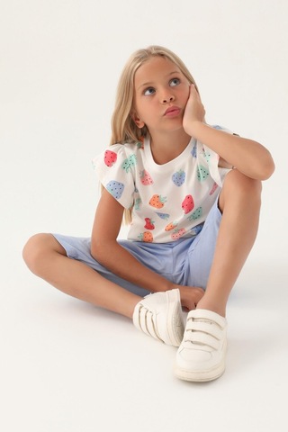 Roly Poly 3411 Strawberry Kız Çocuk Kapri Takım