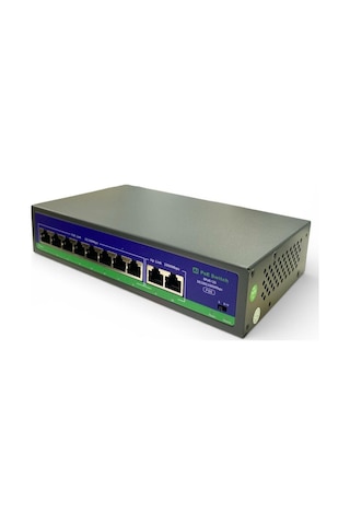 Novacom Nvc-hıf0820gbl-c 8+2 Port 10/100/1000 Gigabit Uplink Poe Switch