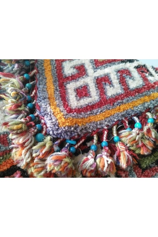 Antik El Dokuması Uşak Kilimi Çanta