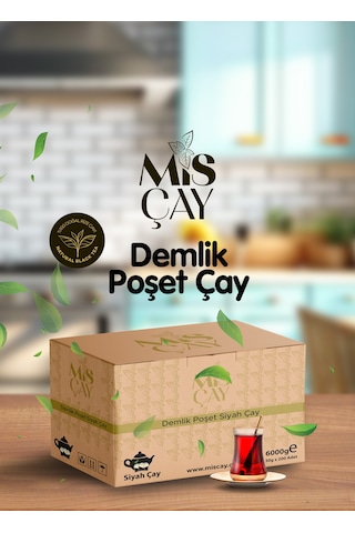 Mis Demlik Poşet 10 Kg Siyah Çay 2'li