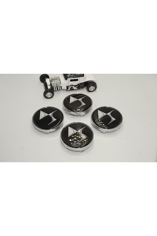 Citroen DS Logo Jant Göbeği Kapak Seti  60mm