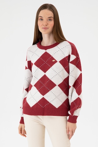 U.s. Polo Assn. Kadın Kazak /triko 50314665-vr104 Koyu Frambuaz/dark Raspberry