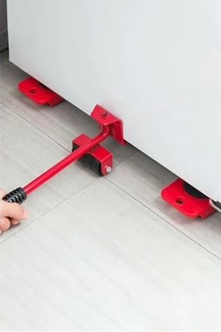 Tekerlekli Mobilya Taşıma Aparatı, 150kg Kapasite Açık Gri