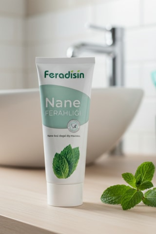 Doğal Nane Özlü Florürsüz Beyazlatıcı Ve Koruyucu Diş Macunu 90 Gr - Gimdes Helal Sertifikalı