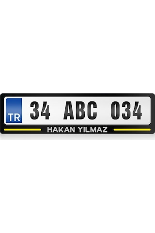 Kişiye Özel Plakalık - 1 296112041
