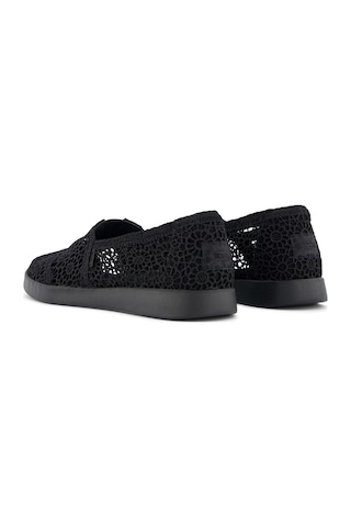 Espadril / Keten Kadın 10021549 Toms Alpargata Plus Moroccan Crochet Black Siyah