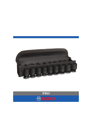 Bosch Pro 3/8" 7-19 Mm Havalı Lokma Takımı 9 Prç 2608003036