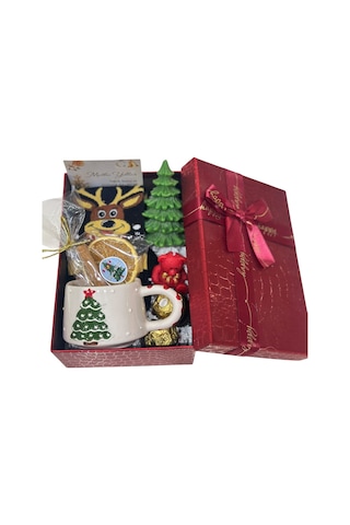 Yılbaşı Noel Christmas Konsept Hediye Kutusu Seti