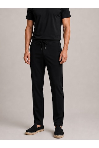 Siyah Formunu Koruyan Slim Fit Jogger 100736