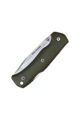 Cudeman 337-gvf Mini Ranger Green G10 Saplı Klipsli Ve Deri Kılıflı Çakı
