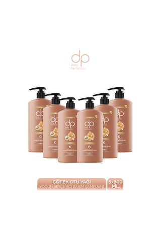 Dp Daily Perfection Şampuan Çörek Otu Yağı 6 x 800 ML