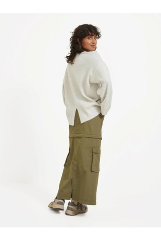Jack&jones Jjxx Oversize V Yaka Kadın Kazak - Minimalist & Rahat Bej