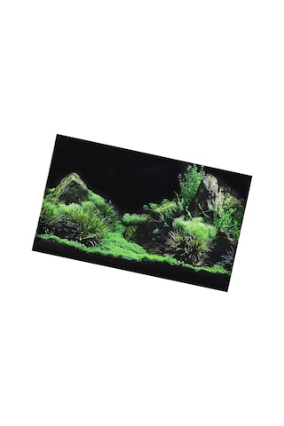 Moveevo Akvaryum Pvc Arka Plan Sticker - Suya Dayanıklı, Renkli, Toxik Olmayan, Kolay Uygulanabilir, Farklı Boyut Seçenekleri