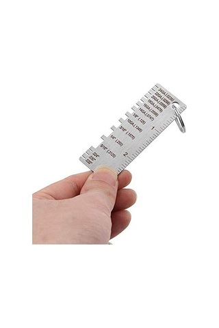 Ccgloball Adet Sac Ölçer Aracı Sac Kalınlık Ölçer Paslanmaz Çelik Kaynak Ölçer Kaplama Boyut Muayene Aracı