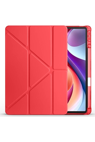 Lenovo M11 Tb-330fu 11inç 2024 Kılıf Kalem Bölmeli Trifolding Case