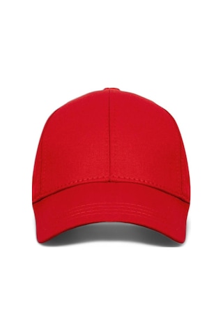 Eke Tekstil Unisex Kırmızı Renk Beyzbol Şapka - Unisex Kırmızı