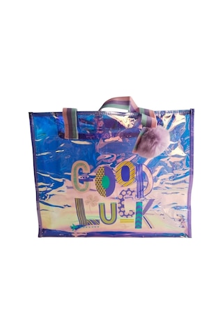Artlab Hsyn Dream Şeffaf Hologram Mor Good Luck Büyük Omuz Çantası Akdenizpos Yeni Renkli