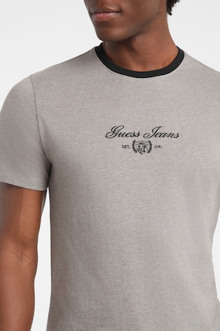 Guess Jeans Erkek Slim Fit Tişört M5bı33kctx1 Koyu Gri