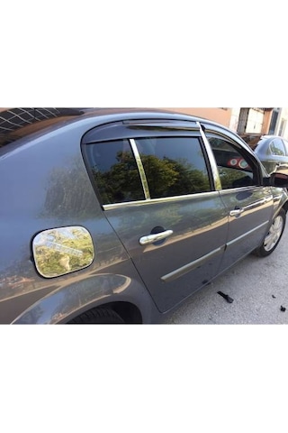 Renault Megane 2 Krom Kapı Direği 4 Parça 2003-2008 Paslanmaz