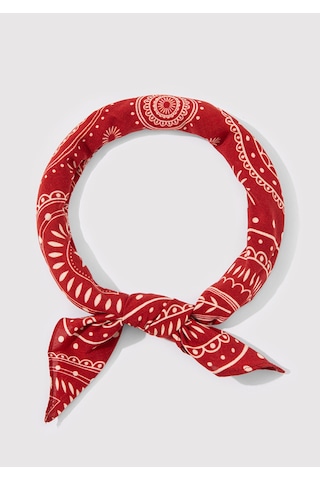 Mavi - Kırmızı Bandana 1912969-10076 Kırmızı