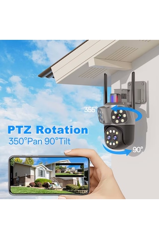 Mpia Orino 4 Lens 10x Zoom 8mp 360 Görüş Hareketli Waterproof