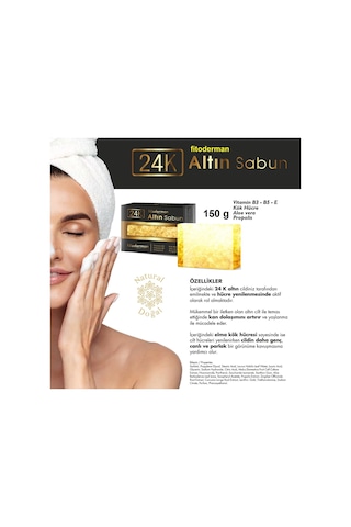 Fitoderman 24K Altın Yüz Sabunu 150 G