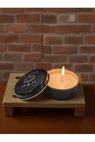 Myhand Soyawax Siyah Teneke Eternal Love Esans Kokulu Mum 60 Gr Siyah