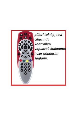 Digitürk Hd Kumandası Kırmızı Model