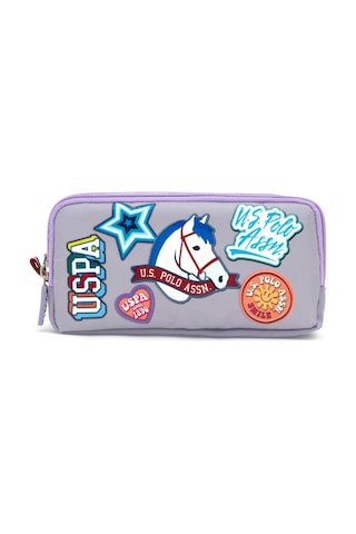 U.S. Polo Assn. Kız Çocuk Lila Grafik Baskılı Kalemlik 50315153-VR034