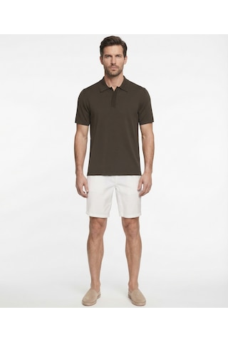 Yargıcı Regular Polo Yaka Kısa Kol T-shirt 26yetr2008x 007 Haki