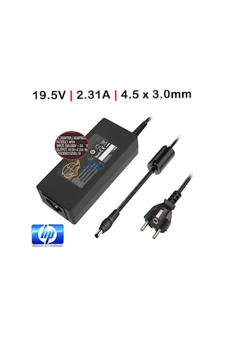 HP Uyumlu 19.5V 2.31A / 4.5*3.0mm Notebook Adaptör 45W Mavi Uc RNA-HC14