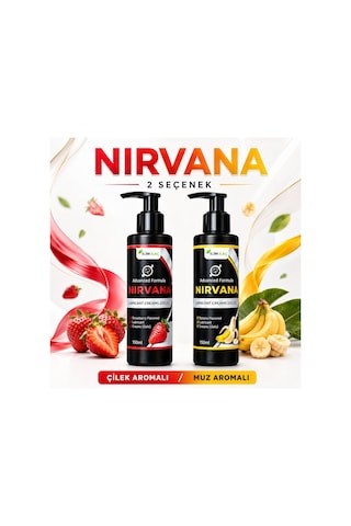 Nirvana Çilek Ve Muz Aromalı Kayganlaştırıcı Jel 2 x 150 ML