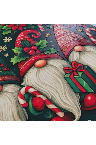 Yılbaşı Cüceleri Kapı Ve Duvar Süsü Merry Christmas 1 30x30