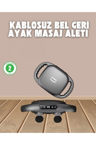 Profesyonel 6 Başlıklı Şarjlı Masaj Tabancası 2000 Mah Güçlü Performans