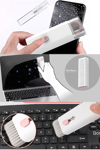 Thentech Temizleme Kiti 7 + 1 Set Klavye Ekran Kablosuz Kulaklık
