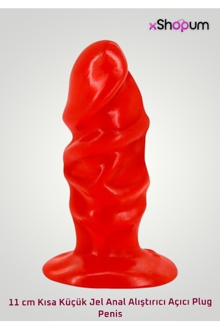 xShopum 11 Cm Kısa Küçük Jel Anal Alıştırıcı Açıcı Plug Penis