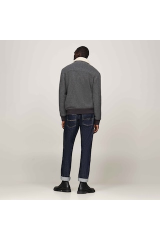 Tommy Hilfiger Erkek Gri Yün Karışımlı Montmw0mw36610