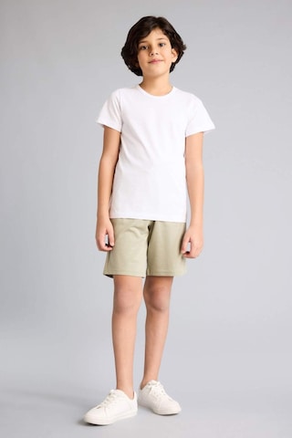 Defacto Regular Fıt Sweatshırt Kumaşı Şort Erkek Çocuk B5867a826smgn497 Yeşil-gn497